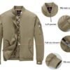 Gopune Men’s Windproof Bomber Jacket - Image 5