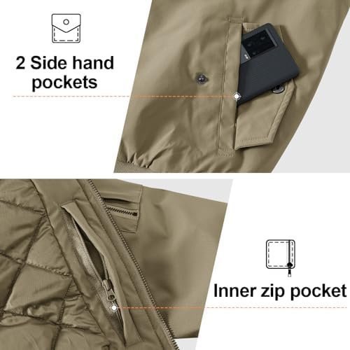 Gopune Men’s Windproof Bomber Jacket - Image 6