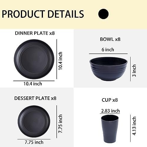 Supernal Wheat Straw Dinnerware Sets - Image 9