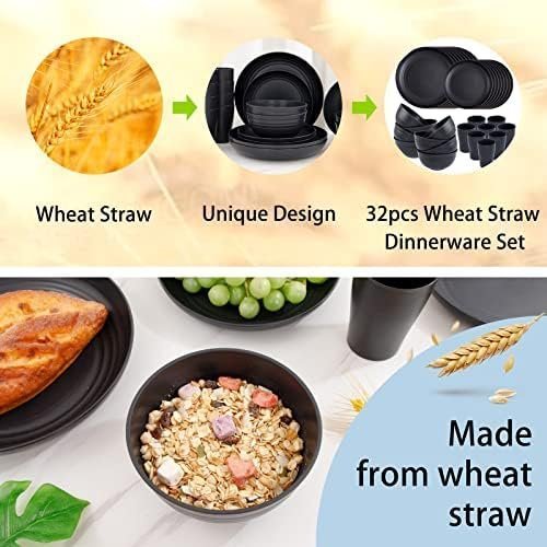 Supernal Wheat Straw Dinnerware Sets - Image 6
